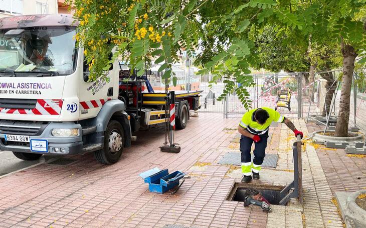 Los contenedores soterrados de la calle Goya volverán a estar operativos a final de semana